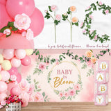 Kriyokiaa Baby in Bloom Baby Shower Decorations for Girl Balloon Arch