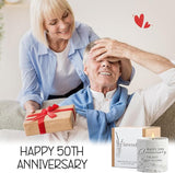 50th Anniversary Candle for Couples 50th Golden Anniversary Wedding