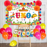 UNO Party Decorations Mexican Fiesta 1st Birthday Party Decorations