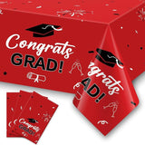 Slergut Graduation Decorations 2026 Red and Black, 3 Pack Graduation
