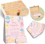 52 Pcs Time Capsule Set 50 Under the Sea Double Sided Cards and 1