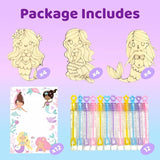 Mermaid Party Favors 12 PCS Mermaid Birthday Party Supplies Bubbles