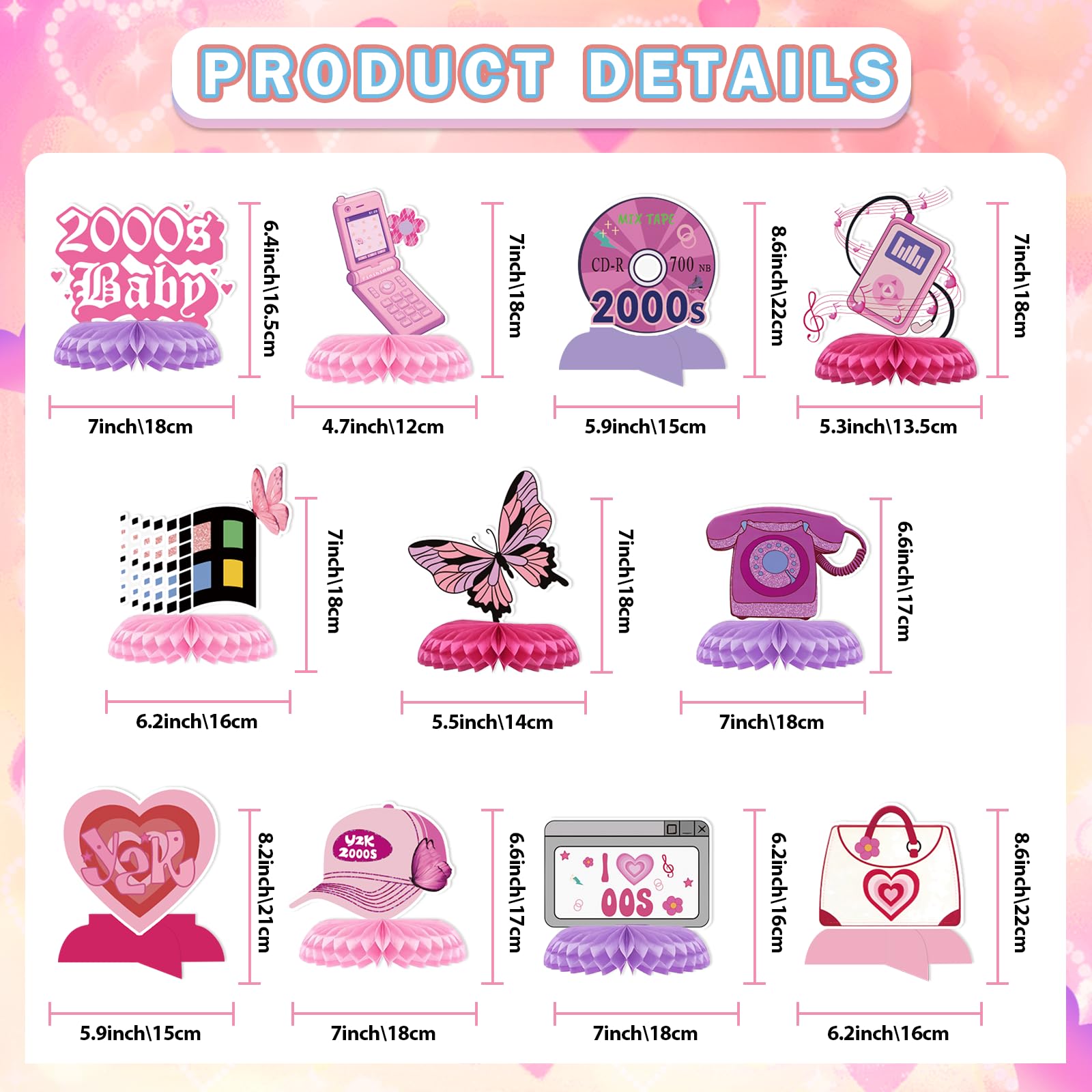 2000s Party Decorations - Y2k Birthday Decorations Y2k Decorations