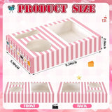 20 Pcs Pink Movie Night Supplies Movie Night Paper Snack Trays