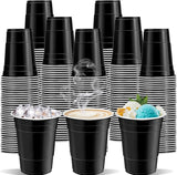 120 pcs 16 oz black plastic cups Halloween plastic Disposable Cups