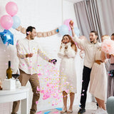 Gender Reveal Balloon Kit 2pcs 36 Jumbo Black Baby Boy or Girl