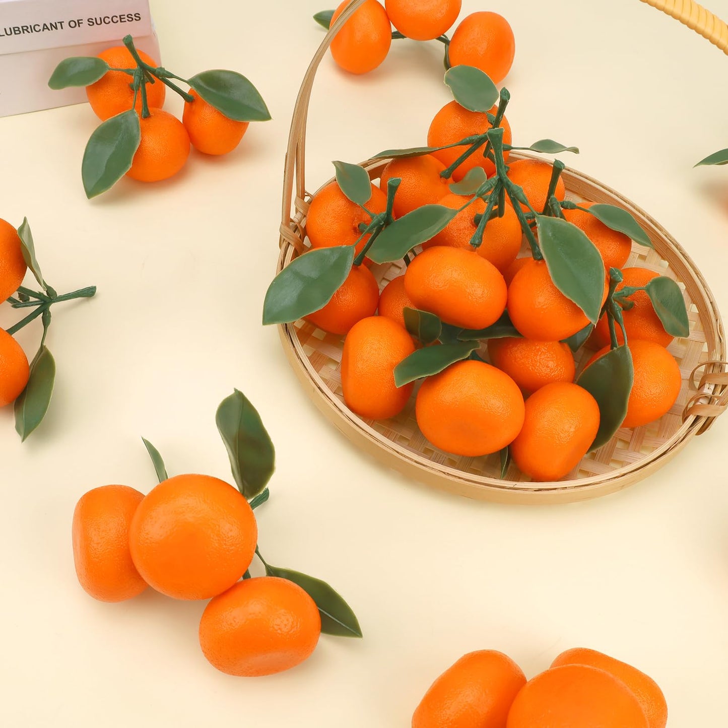 Gresorth Artificial Mini Bunch Orange Decoration Lifelike Tangerine