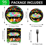 Sports Party Plates Napkins Sports Happy Birthday Party Tableware