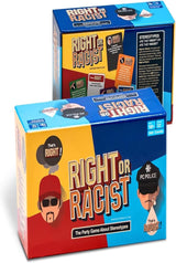 Right or Racist, Card Game, Gag Gift with Hundreds of Trivia and