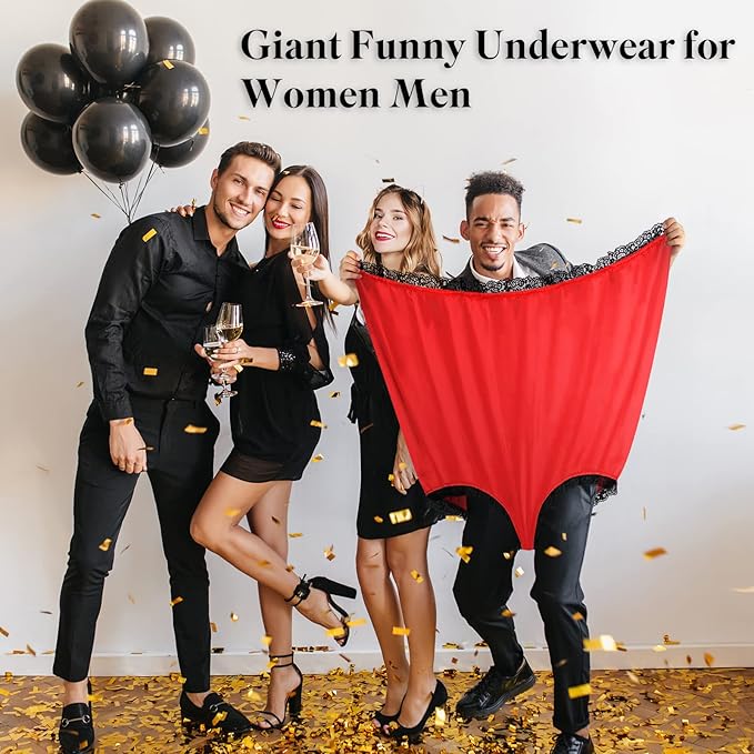 FreeNFond Granny Panties Funny Gag Gifts for Adult Women Men Wedding #