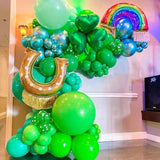 St Patrick's Day Decorations 128pcs Green Balloon Arch Garland Kit