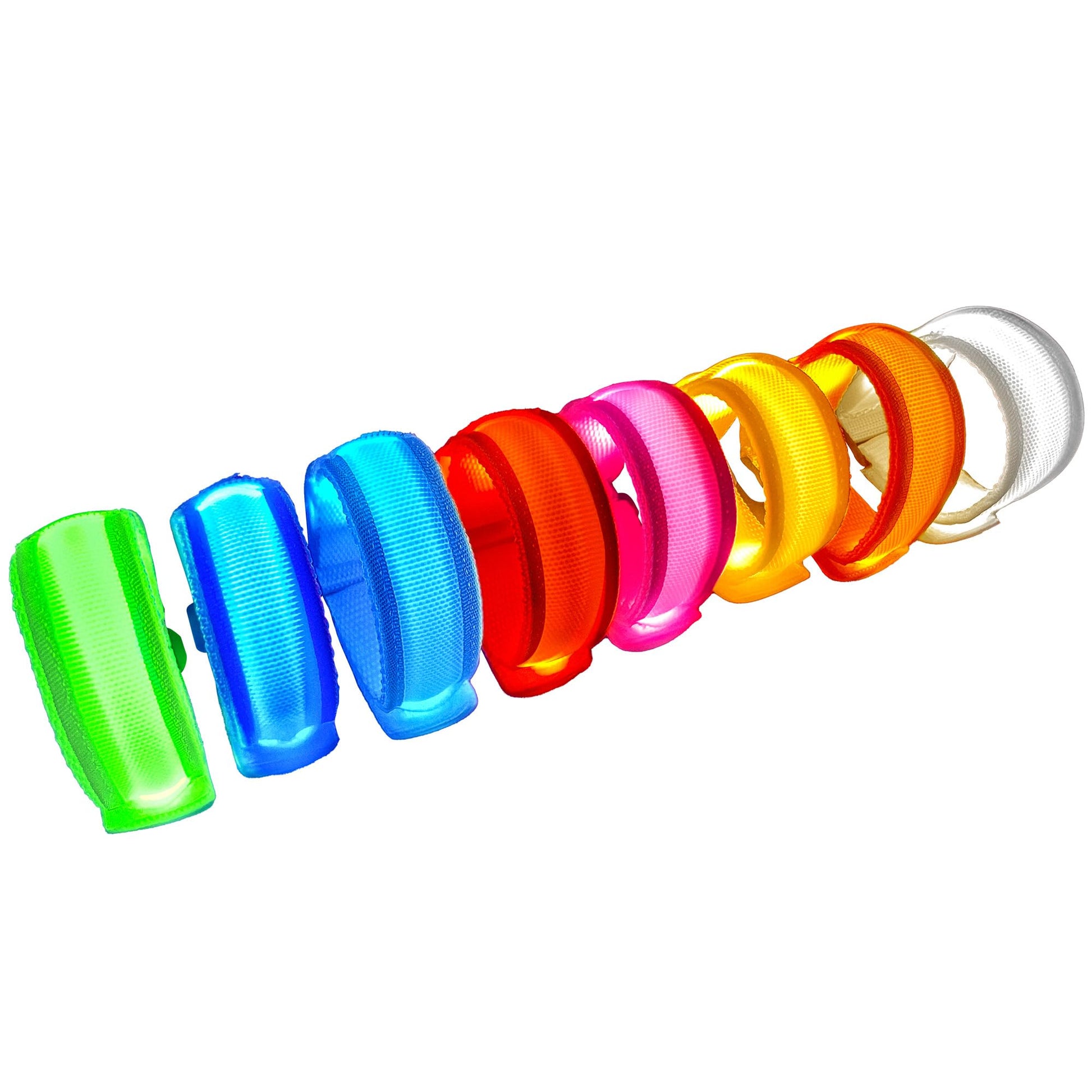 KIRALUMI 8 PCS LED Glow Bracelets, Light Up Bracelets for Kids Adults