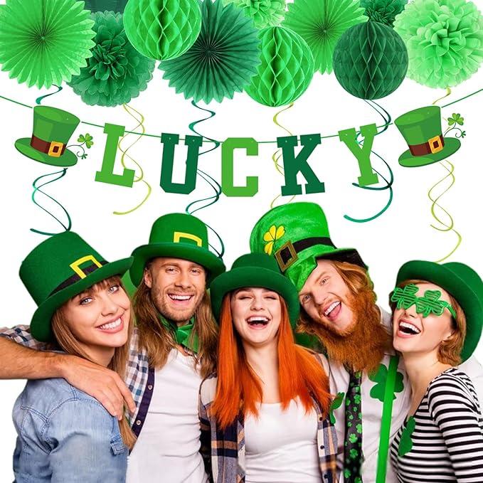 St Patricks Day Decorations Saint Patrick's Party Decor 22pcs Lucky