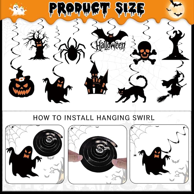 Halloween Party Decorations Happy Halloween Banner Kit Including