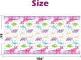 WERNNSAI Dinosaur Tablecloth - 2 Pack 54'' X 108'' Girl Dino Table