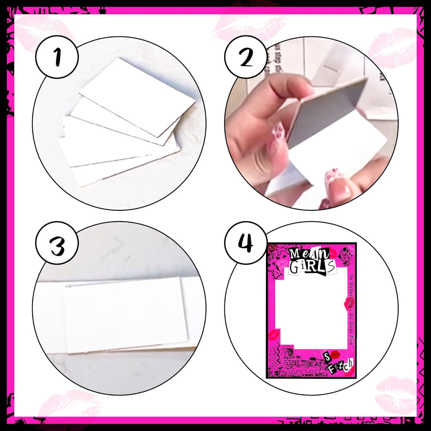 LaVenty Mean Girl Party Photo Booth Props Frame Mean Girl Party