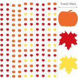 Fall Autumn Leaves Pumpkin Party Decorations Streamers Garland 5pcs