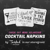 Funny Cocktail Napkins – “Please Leave by 9 PM” – 30 Pack | Hilarious