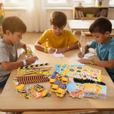 96pcs Construction Birthday Party Supplies Construction Party Favors