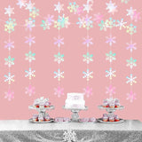 Iridescent-Holographic Snowflake-Snow Christmas Party-Decorations
