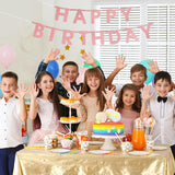 SUNBEAUTY 127 Pcs Rosegold Glittery DIY Make Your Own Banner