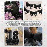 4pcs Jumbo Oversized Ribbon Balloons Coquette Bow Balloons Bow Pa Matt