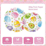 102 Pcs Easter Party Decorations Set Spring Watercolor Eggs Paper