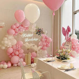 Pastel Pink Balloons 12 Inch 100 Pack light Pink Latex Balloons Baby