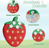 Red Strawberry Piñata For Kids Strawberry Baby Shower Piñata