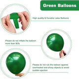 YMSZ Green and Gold Balloons, 67pcs 12 Inch Metallic Gold and Dark