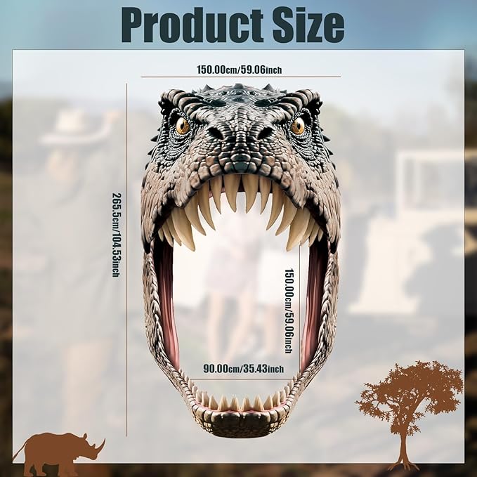 Dinosaur Birthday Party Decorations Dino Park Porch Banner Backdrop