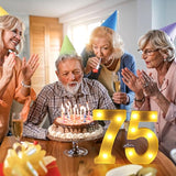 75th Birthday Decorations for Women Men 75 Birthday Decorations for