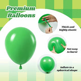 60pcs 12inch Green and Black Balloons, Black White Lime Green