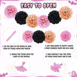 Pink Halloween Party Decorations Set Include HAPPY HALLOWEEN Banner