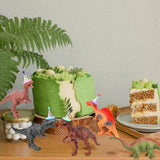 18 Pcs Dinosaur Birthday Party Decorations Animal Cake Toppers Mini