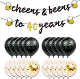 40th Birthday Decorations for Men 40 Birthday Decorations with 40