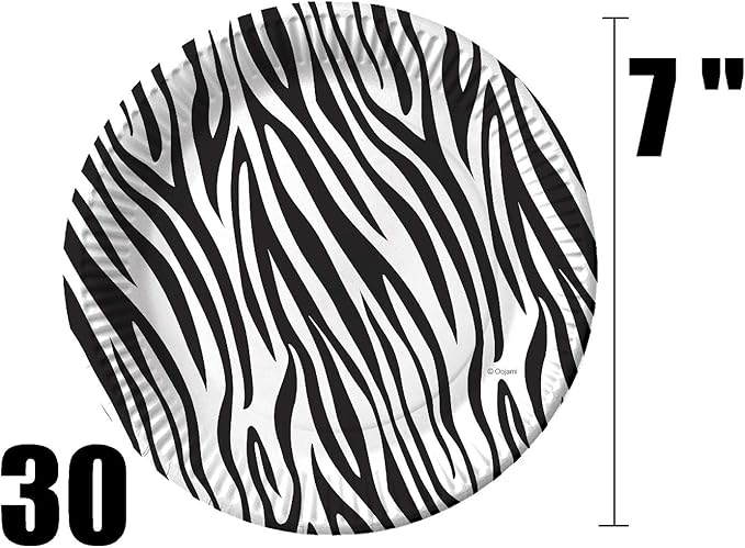 Serves 30 Guest Jungle Safari Zoo Animal Print Birthday Party