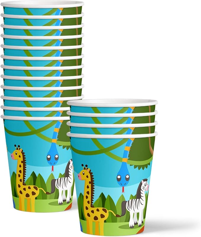Safari Jungle Theme Birthday Party Decorations Tableware Set Wild
