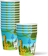 Safari Jungle Theme Birthday Party Decorations Tableware Set Wild