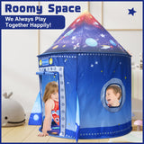 Kaivee Rocket Ship Space Pop Up Play Tent for Kids-Astronaut Pretend