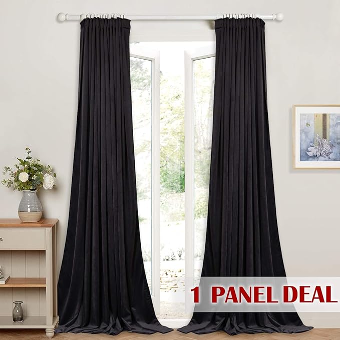 Halloween Decoration Velvet Curtains Retro Aesthetic Fullness Window