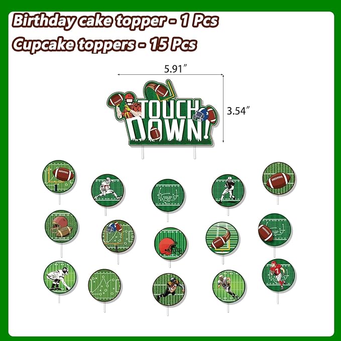 Football Party Supplies Tableware Set Football