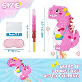 Foldable Dinosaur Piñata Pull String Dinosaur Birthday Party