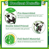 Soccer Hanging Swirls - 30 Pcs Soccer Party Decorations Ceiling