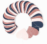 Navy-Blue Pink Rose-Gold Mothers-Day Garland - 52Ft Gender Reveal