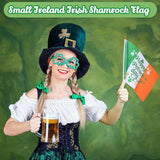 Outus 30 Pcs St Patricks Day Stick Flags Decorations Small Mini
