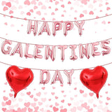 Happy Galentines Day Balloons Banner 16 Inch Pink Galentine Letters