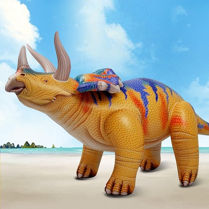 43 L Inflatable Dinosaur Toys Jurassic Birthday Party Supplies Blow