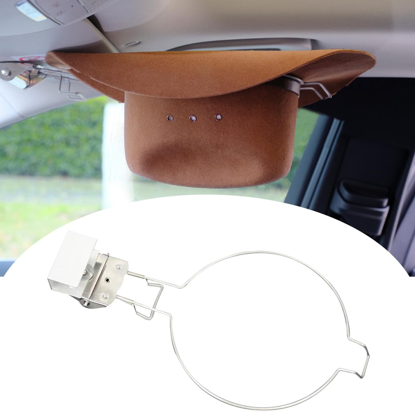 CHLIVE Car Visor Hat Holder for Cowboy Hats & Baseball Caps –