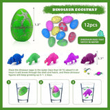 144 Pcs Dinosaur Party Favors for 12 Kids Dino Birthday Party